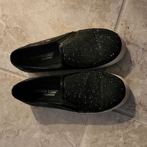 Black Gem Skechers Slip Ons